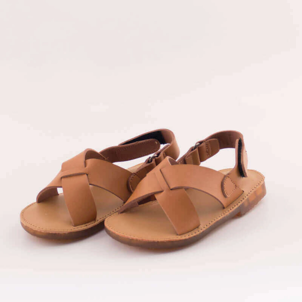 Picture of TIYA Brown Sandal Model E073 For Boys