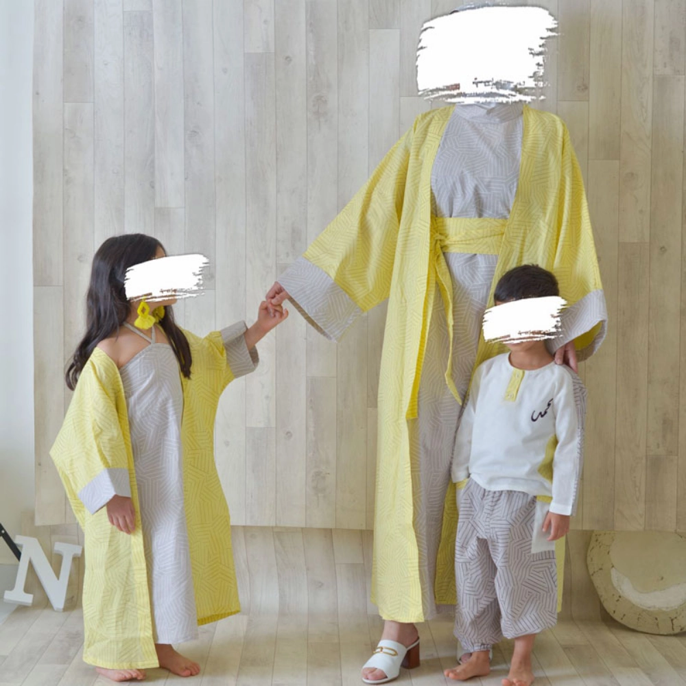 Picture of Yellow Bisht With Daraa For Women