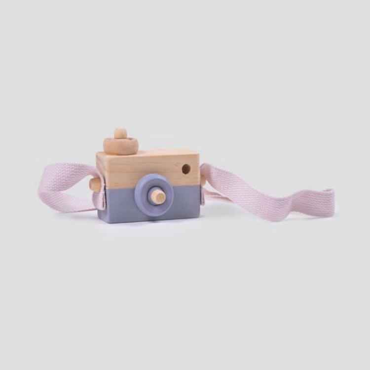 Picture of Blue Wooden Camera For Kids