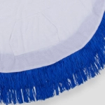 صورة كاب منشفة أبيض وأزرق للبنات (مع إمكانية تطريز الاسم)