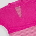 Picture of Pink Mesh Towel Set For Girls (With Embroidery Option)