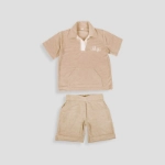 Picture of Beige Polo Towel Set For Boys (With Embroidery Option)