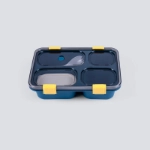 Picture of Navy Blue Rectangle Lunch Box