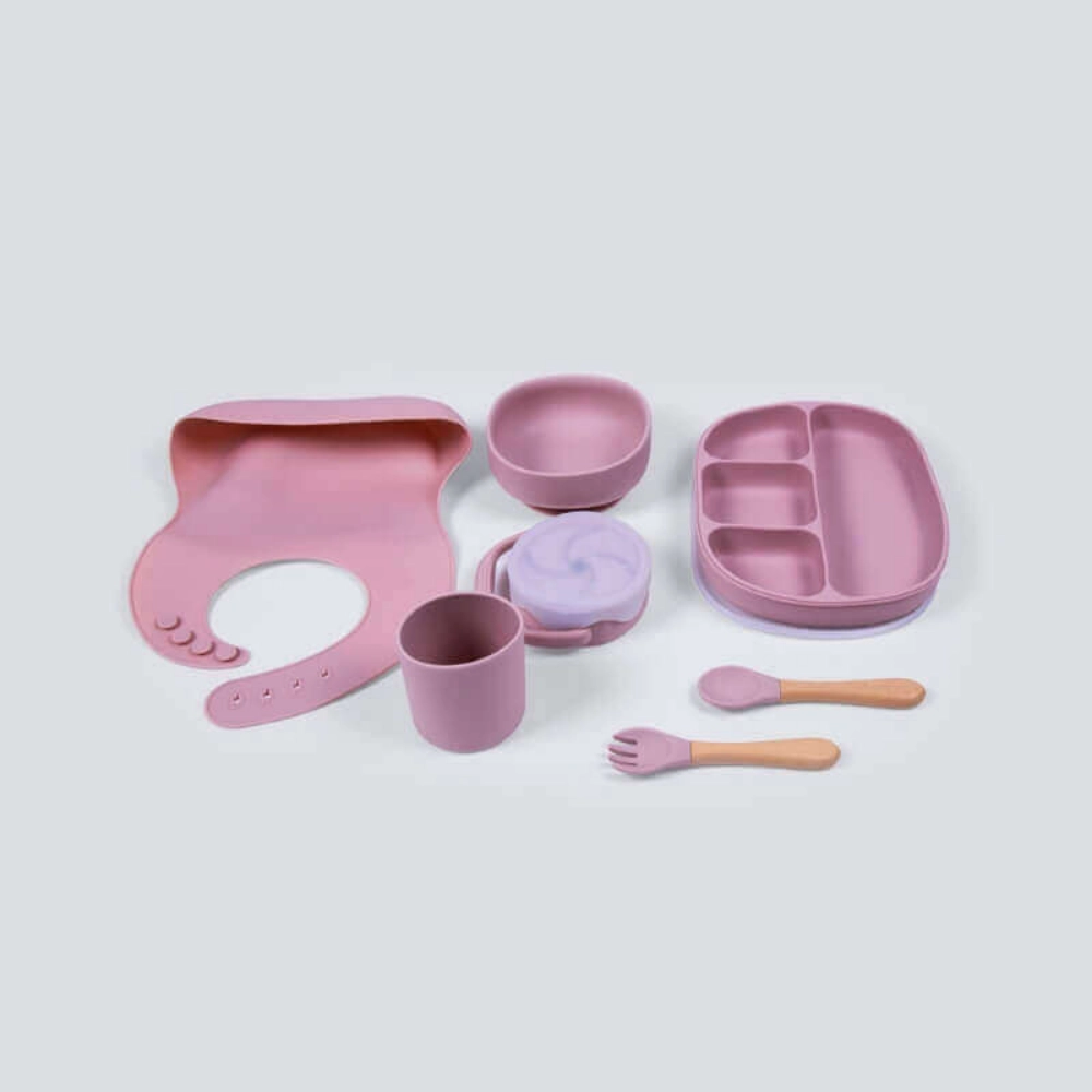 Picture of Tableware Set For Baby Set of 6 - Pink