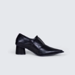 Picture of Black Sleek Monk Shoe For Women