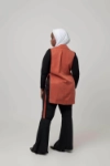 Picture of Orange Gilet Vest For Women
