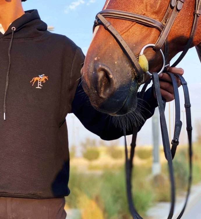 Picture of Horse Rider Design Hoodie