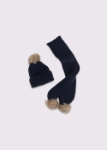Picture of Multi-Color Beenie Cap And Scarf For Kids - Suitable For Below 2 Years