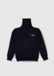 Picture of Black High-Neck National Day Sweater For Kids (With Name Embroidery Option)