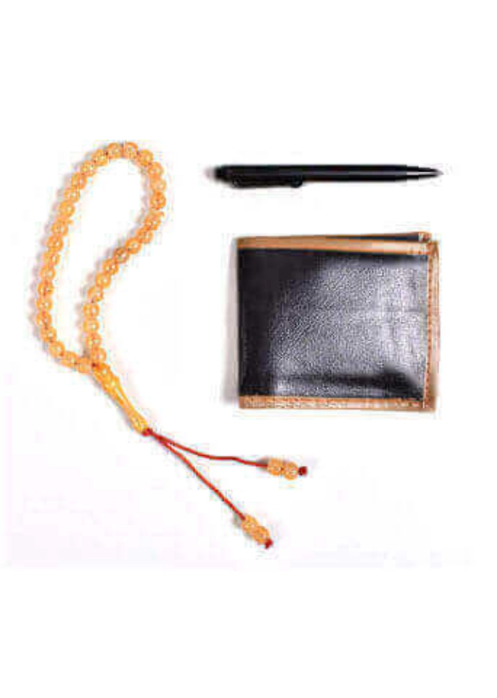 Picture of Set Of Misbah And Wallet And Pen For Boys (Mix Colors)