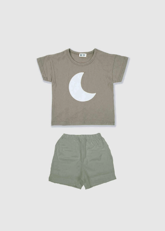 Picture of Khaki Moon Set For Kids (With Embroidery Option)