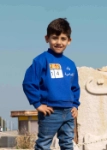 Picture of Blue Pullover For Kids - Location Design (With Name Printing)