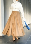 صورة Nova Multi Panel Skirt Beige