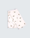 Picture of 23PSSTB7A7202 Beige Blanket With Plant Print For Newborns