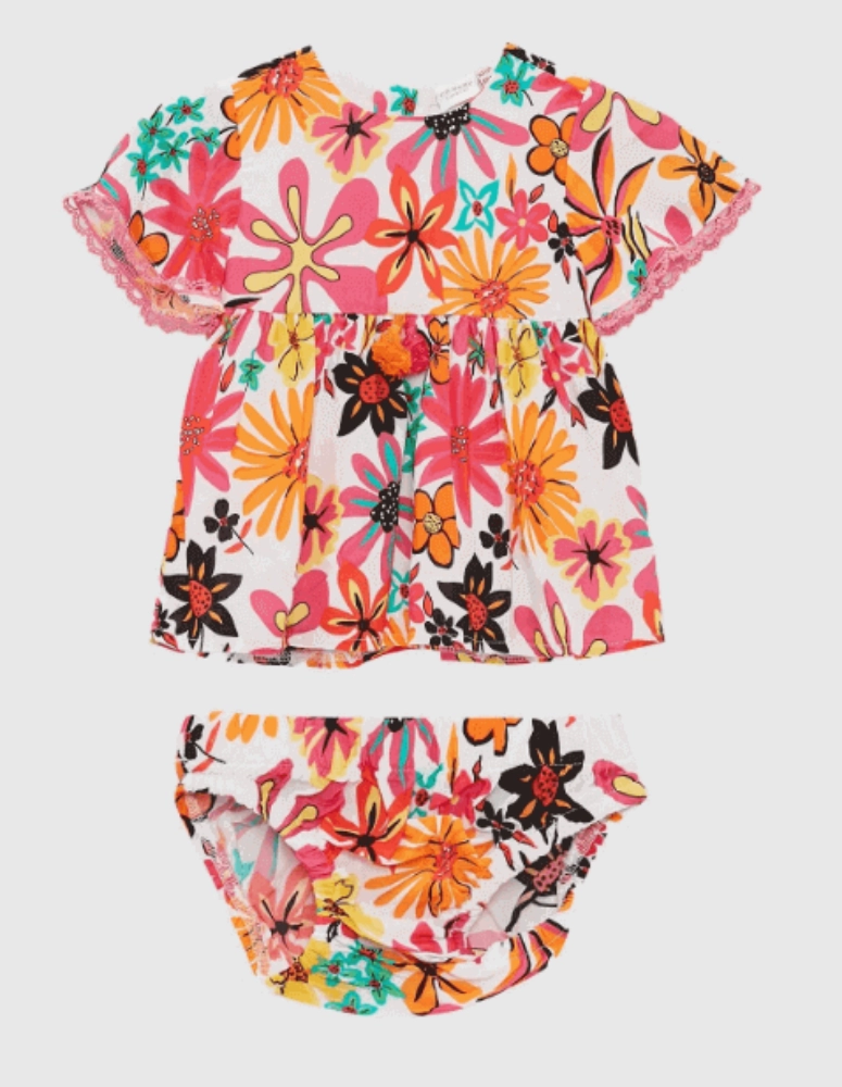 Picture of LT7901 Patterned Dress Set For Baby Girl