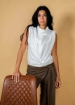Picture of White Classic Top For Women