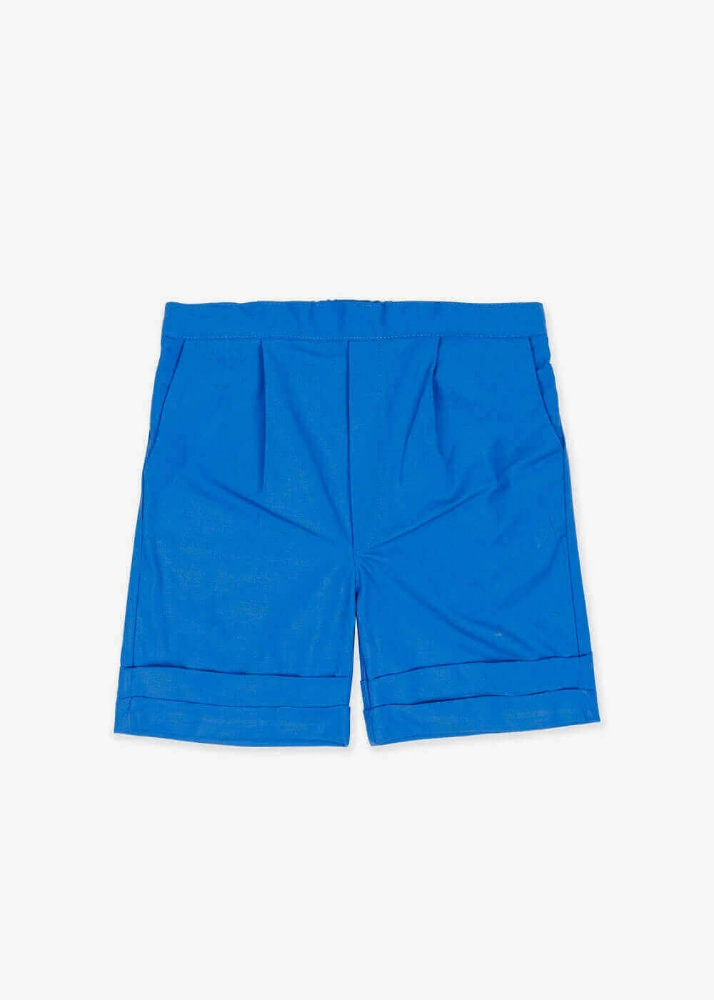 Picture of 7392 Blue School Short For Boy PFW-23