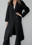 Picture of Black Long Coat For Women