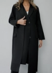 Picture of Black Long Coat For Women
