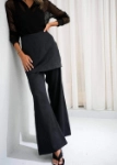 Picture of 7480 Black Pant Skirt For Women