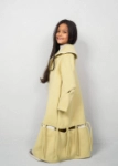 Picture of 7464 Yellow Light Furwa With Knot Bottom For Girls FW1-23