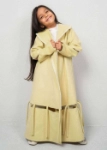 Picture of 7464 Yellow Light Furwa With Knot Bottom For Girls FW1-23