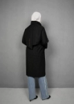صورة 7507 معطف مطر أسود للنساء FW1-23