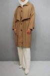 Picture of 7507 Brown Trench Coat For Women FW1-23