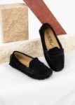 Picture of Black Suede Shoes For Boys