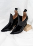 Picture of 7359 Black Sleek Boots For Women SS0-24