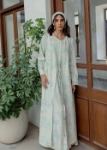 Picture of 7549 Daraa With Blue Palm Tree Print For Women RAM-24