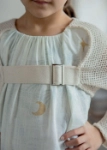 Picture of 7535 White And Beige Belt Daraa For Girls RAM-24