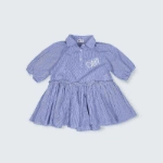 Picture of Light Blue Long Dress For Girls