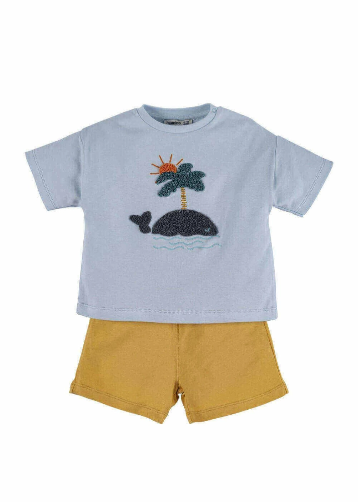 Picture of Tiya 23SS2TY116454 T-Shirt And Shorts